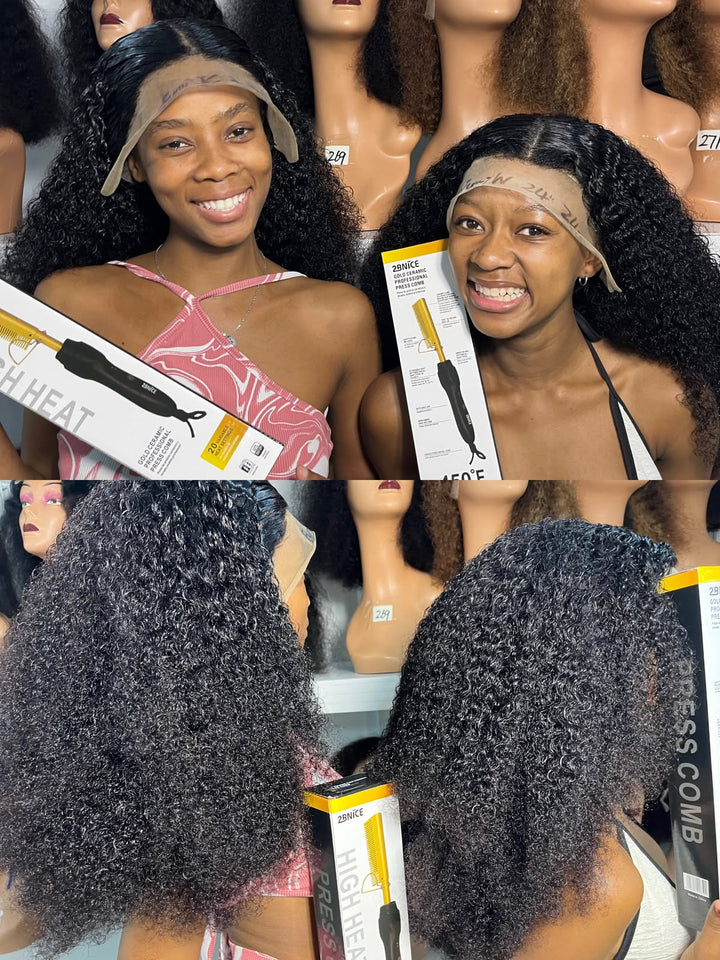 Ocean Hair Winter Trendy FUMI Water Wave Jerry Curl Wig 13x4 SDD 14 to 26 Inch