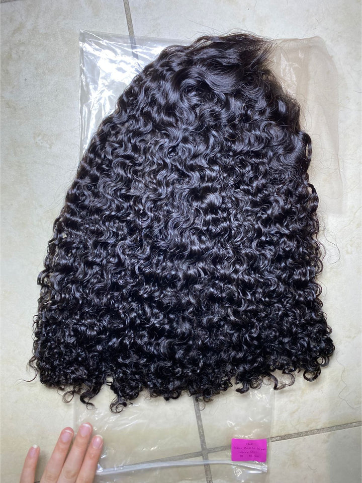 Ocean Hair Jerry Curl 13x4 Lace Front Wig SDD Black Hair 10 to 18 Inch