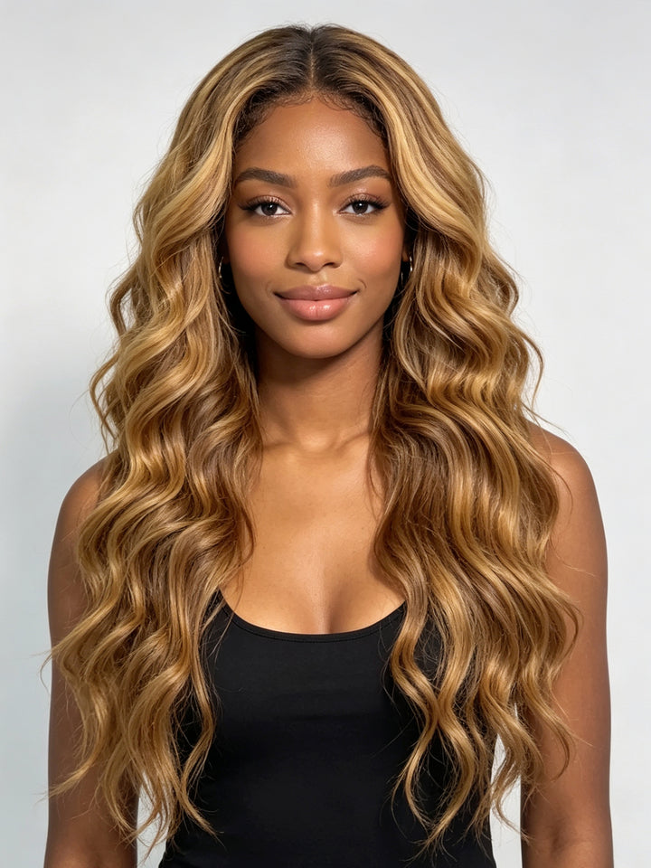 Ocean Hair Straight Donor Wig 5x5 Piano Blonde Vietnamese SDD 18-24 Inch