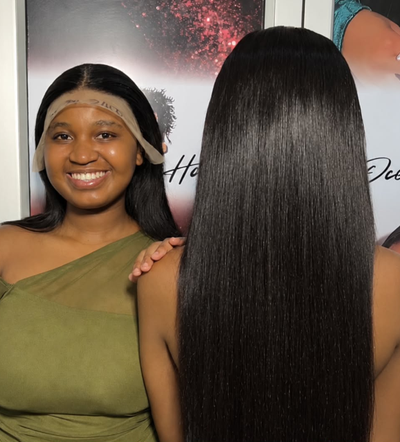 Ocean Hair 13x4 Straight Lace Front Wig Black Color Long Hair Wig 18-32 Inch