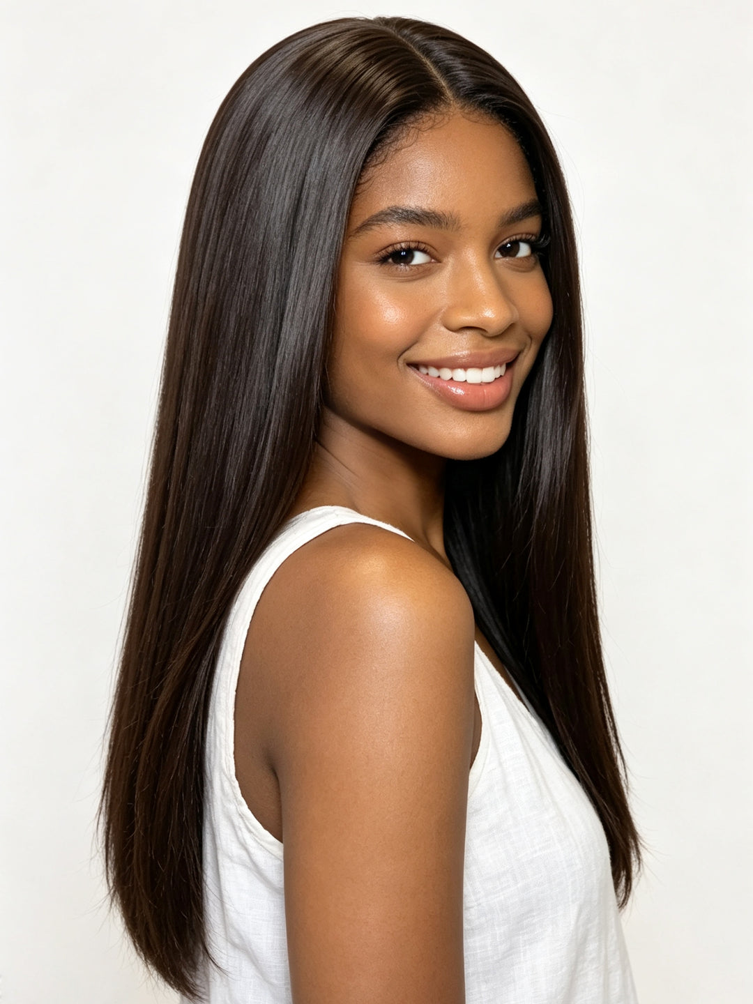 Ocean Hair Donor Vietnamese Hair SDD 13x4 Lace Straight Black Wig