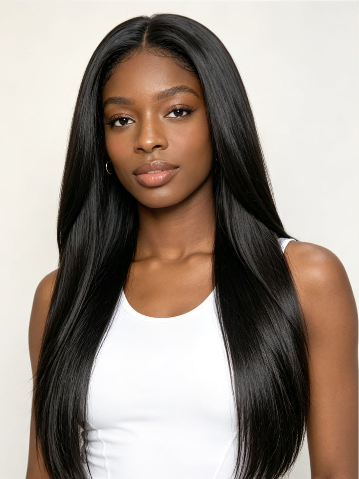 Ocean Hair Donor SDD Hair Bone  Straight 13x4 Lace Front Wig 24 Inch