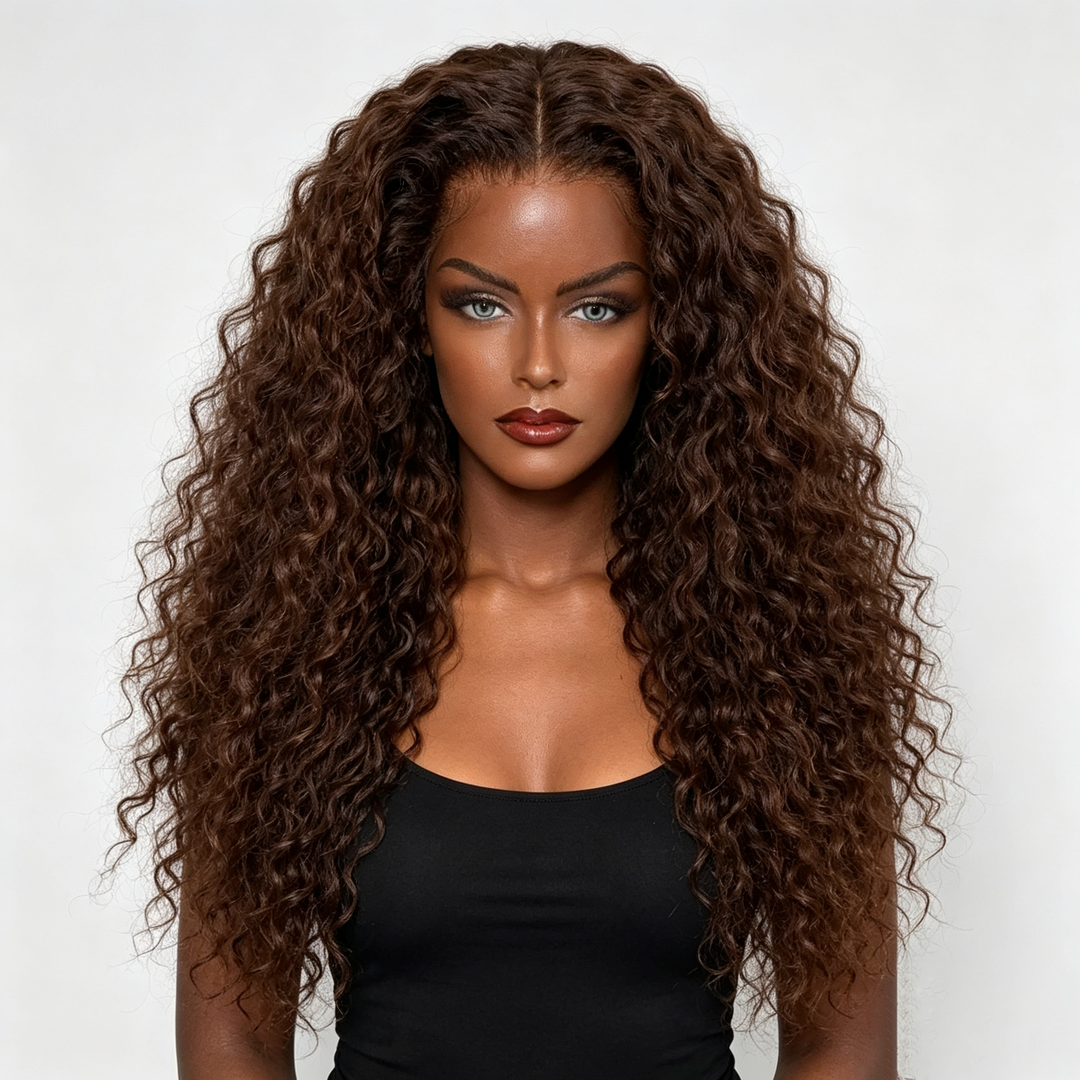 13x4 Water Wave Lace Front Wig 