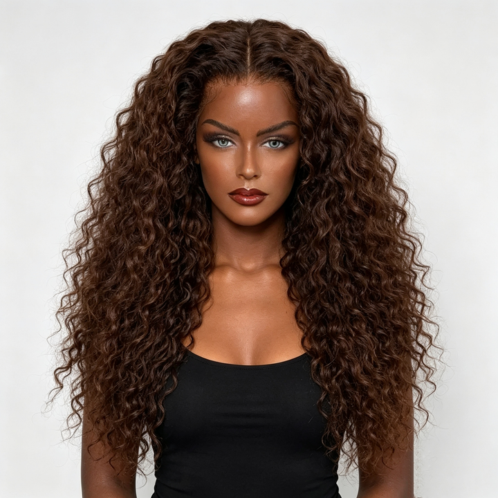 13x4 Water Wave Lace Front Wig 