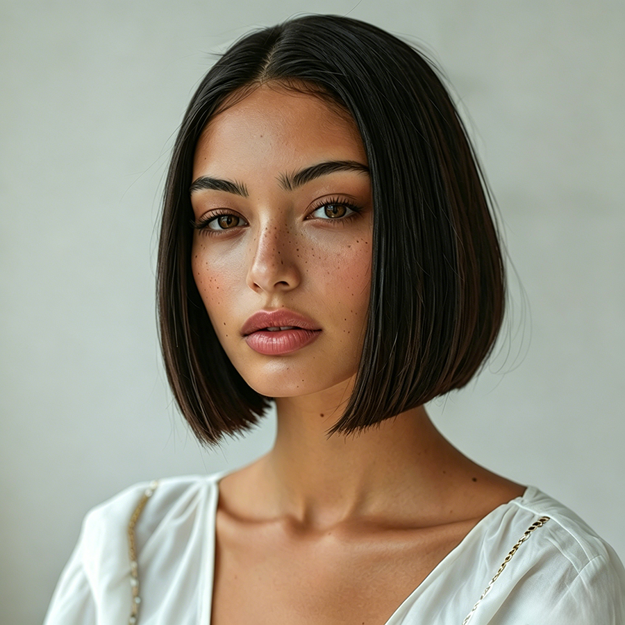 13x4 Bob Straight Human Hair Wig 