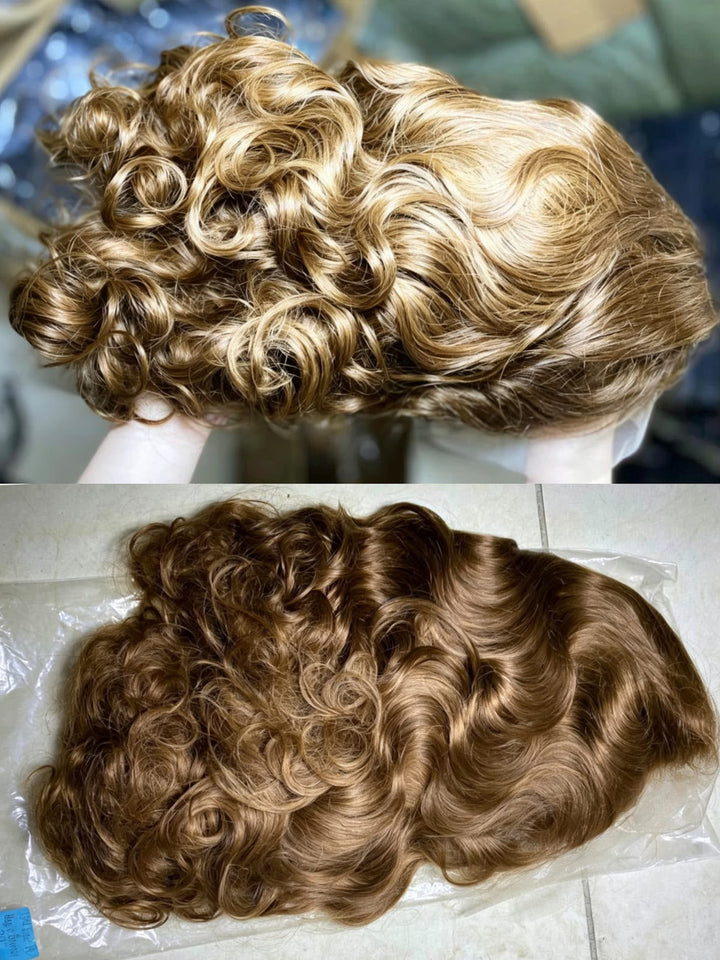 Ocean Hair Magic Bouncy 13x4 Lace Front Wig SDD 4/27 Piano Color 18-20 Inch