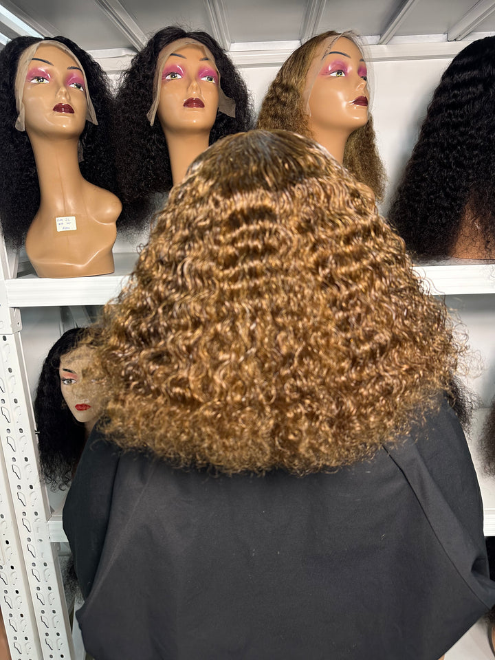 Ocean Hair Baby Curl 13x4 Lace Front Wig 4