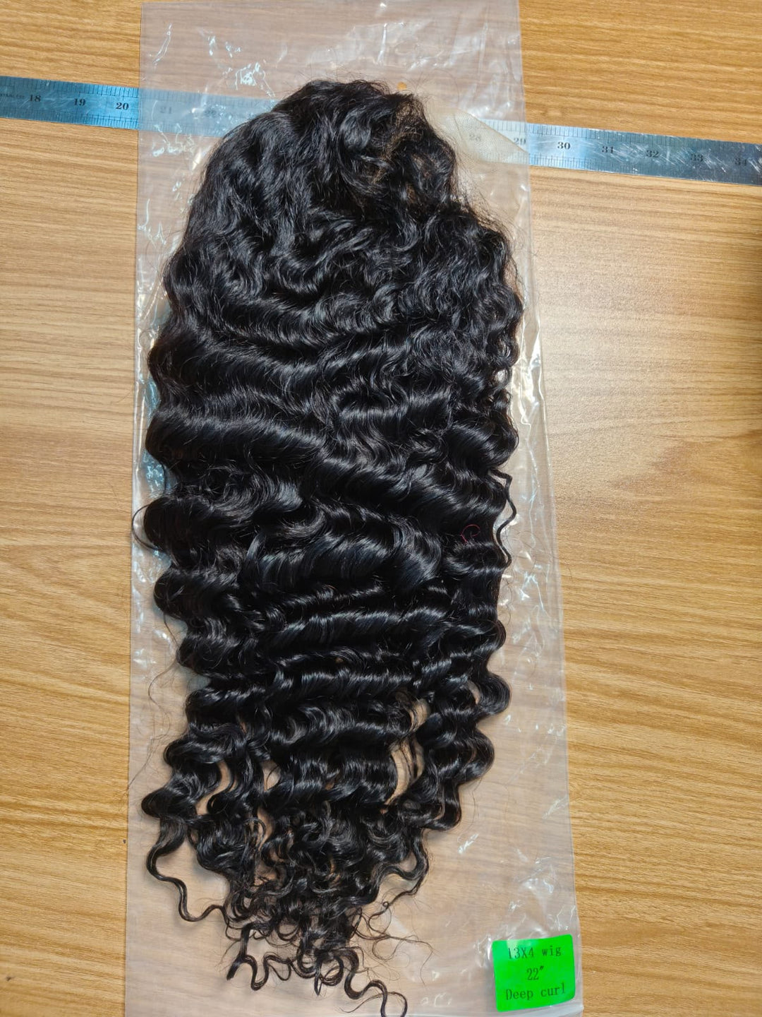 Ocean Hair Special Deep Curl 13x4 Lace Front Wig Black Color 22 Inch