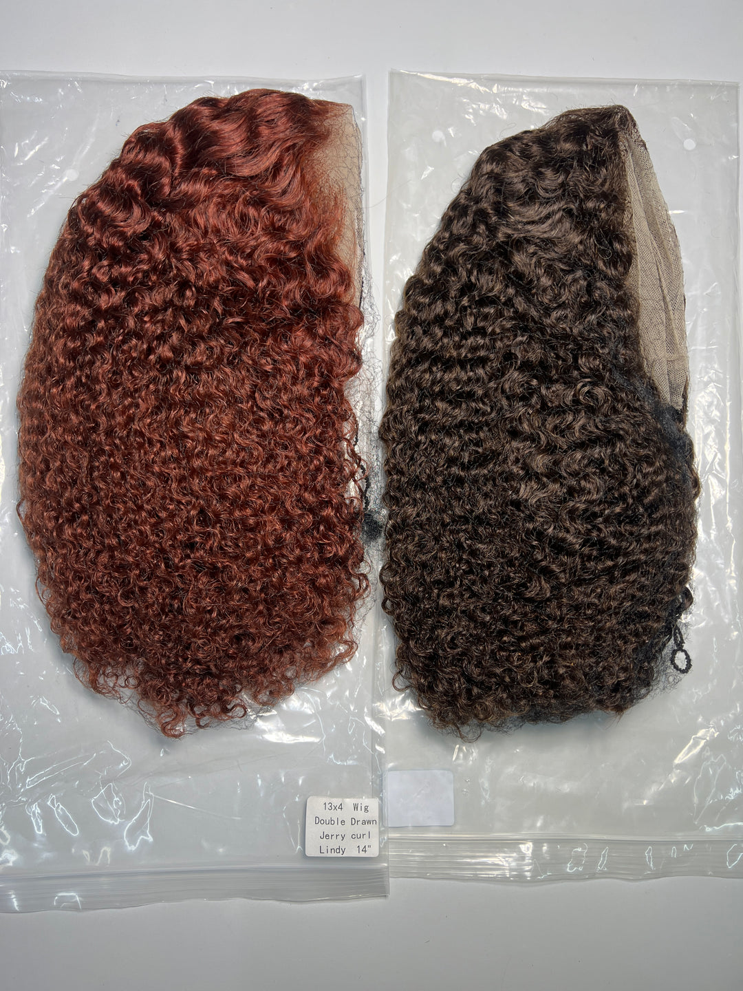 Ocean Hair Special Jerry Curl Lace Front Wig 13x4 Double Drawn 16 Inch