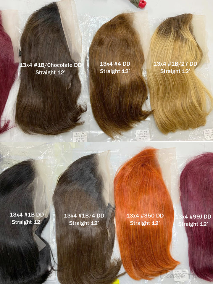 Ocean Hair Special Straight Lace Front 13x4 Black Brown 99J Piano Wig