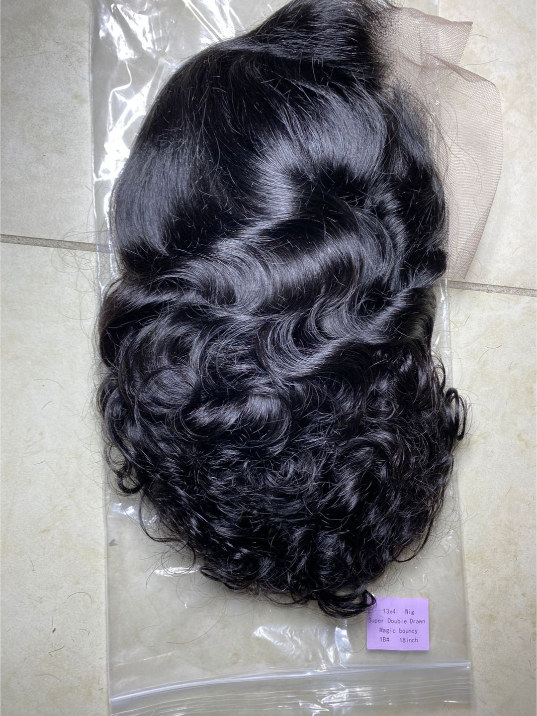 Ocean Hair Magic Bouncy 13x4 Lace Front Wig SDD Donor Hair 1B &amp; 4/27