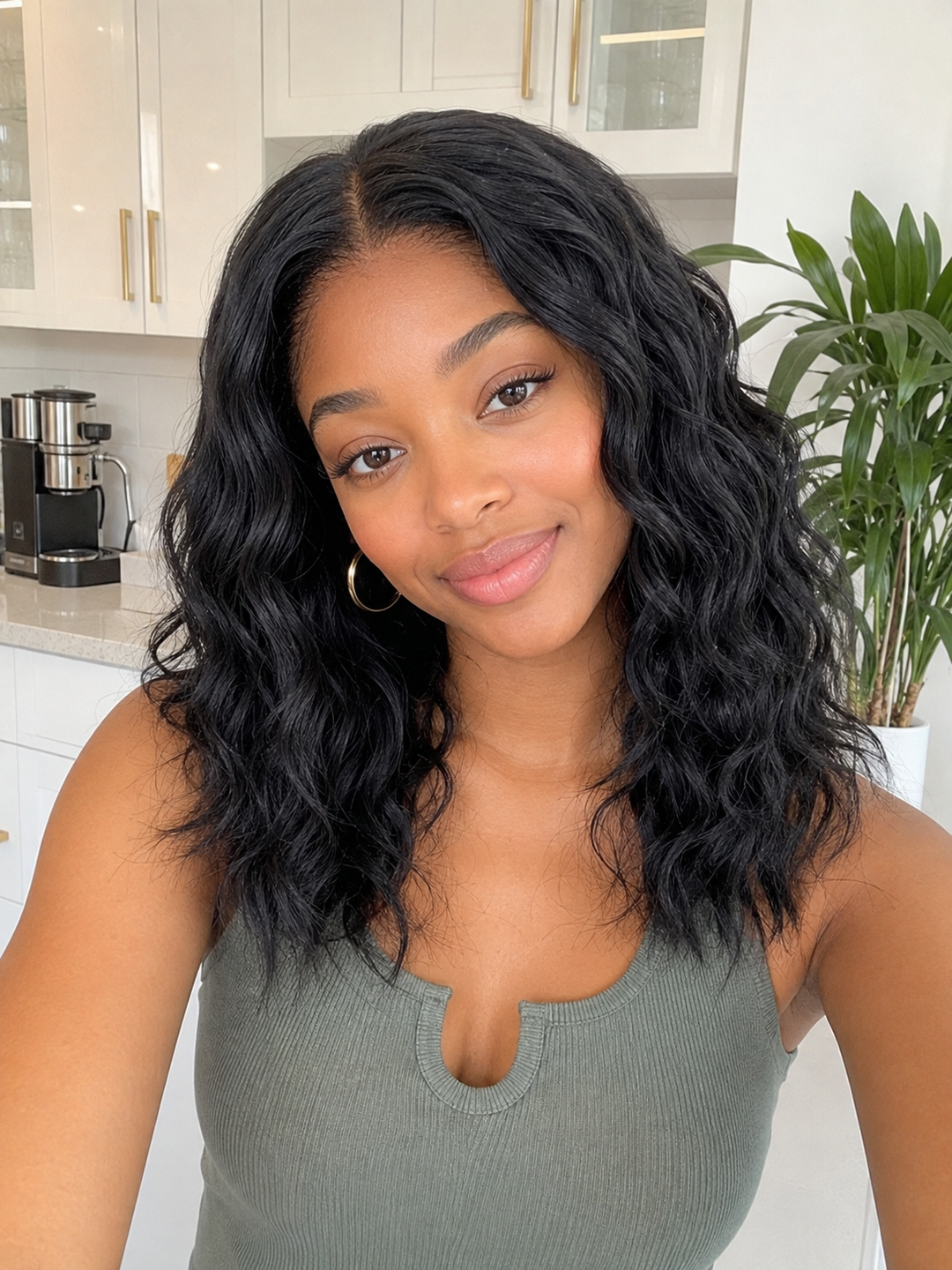 Ocean Hair Magic Bouncy 13x4 Lace Front Wig SDD Donor Hair 1B & 4/27