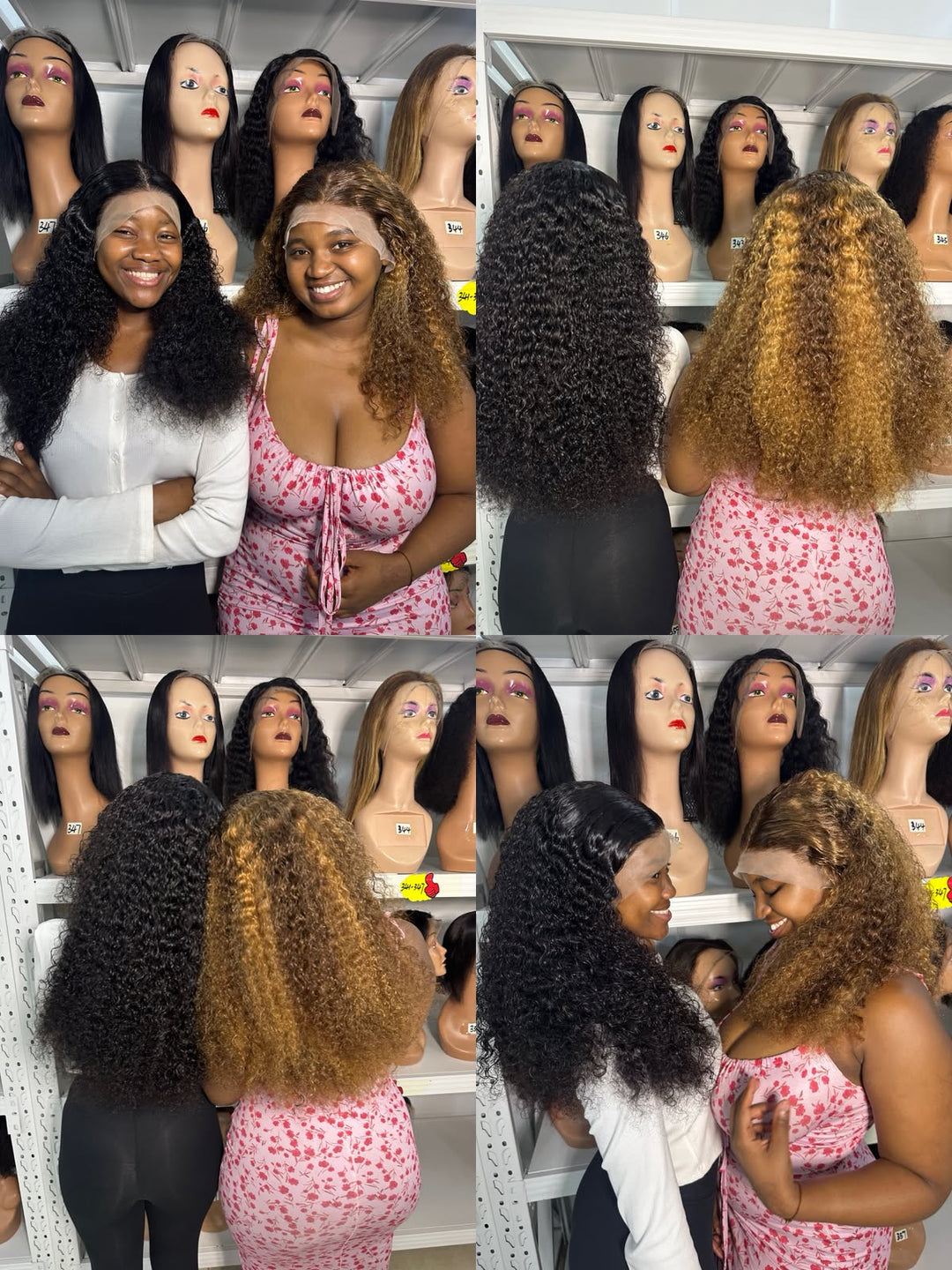 Ocean Hair Burmese Curl 13x4 SDD Raw Hair Wig Piano Brown Blonde