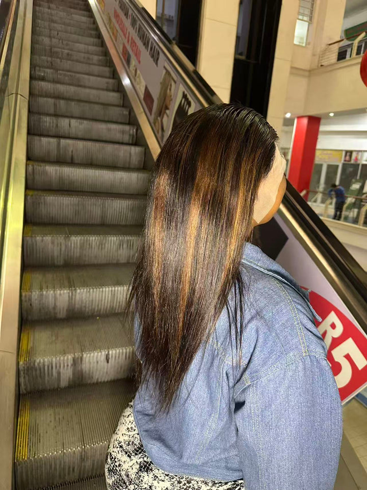 Ocean Hair 13X4 Lace Frontal Straight Wig 22 Inch