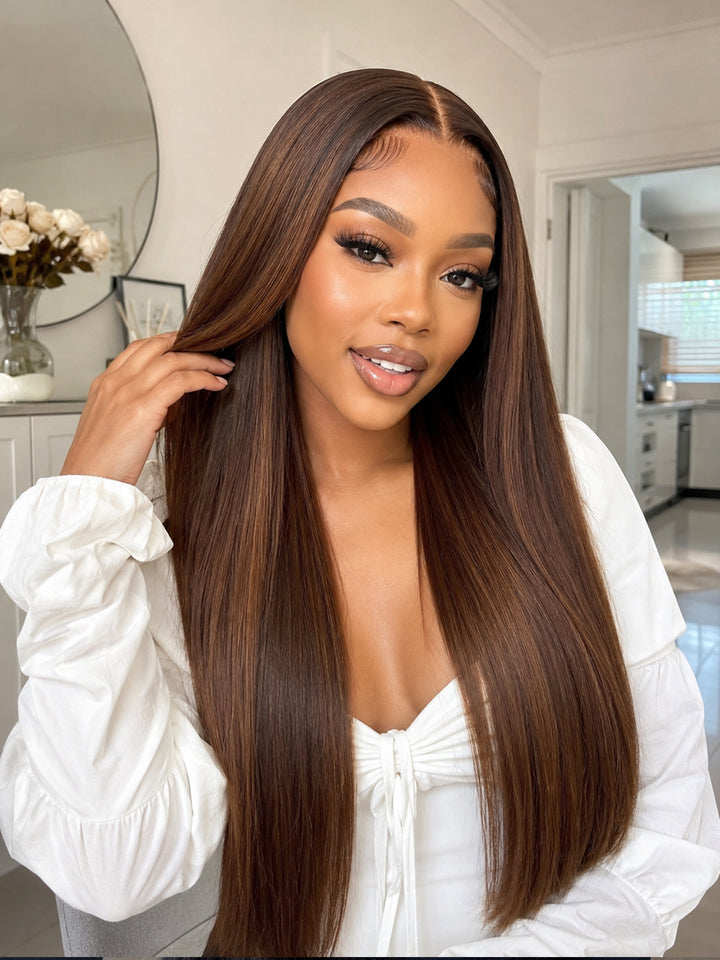 Ocean Hair 13X4 Lace Frontal Straight Wig 22 Inch