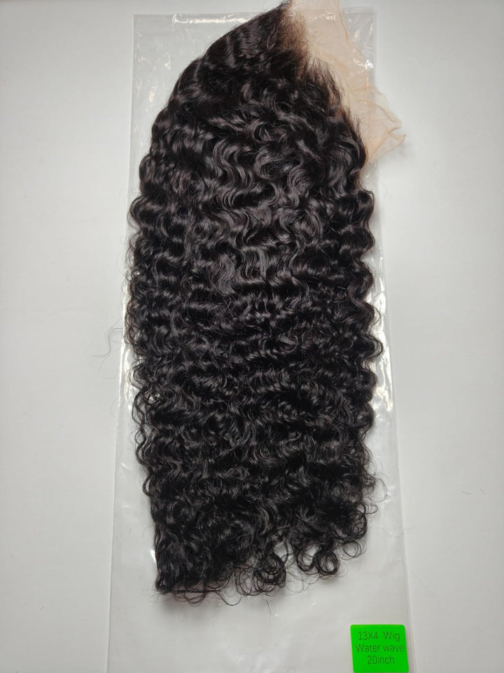 Ocean Hair 13x4 Lace Front Water Wave Bob Wig Black Color Hair 8 to 20 Inch