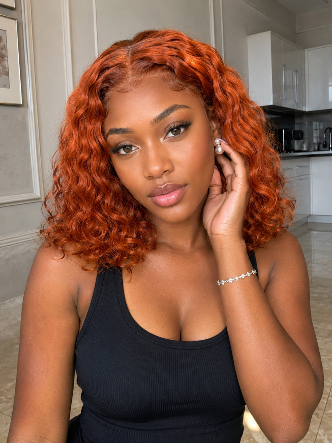 Ocean Hair 350# Water Wave 13x4 Lace Front Wig