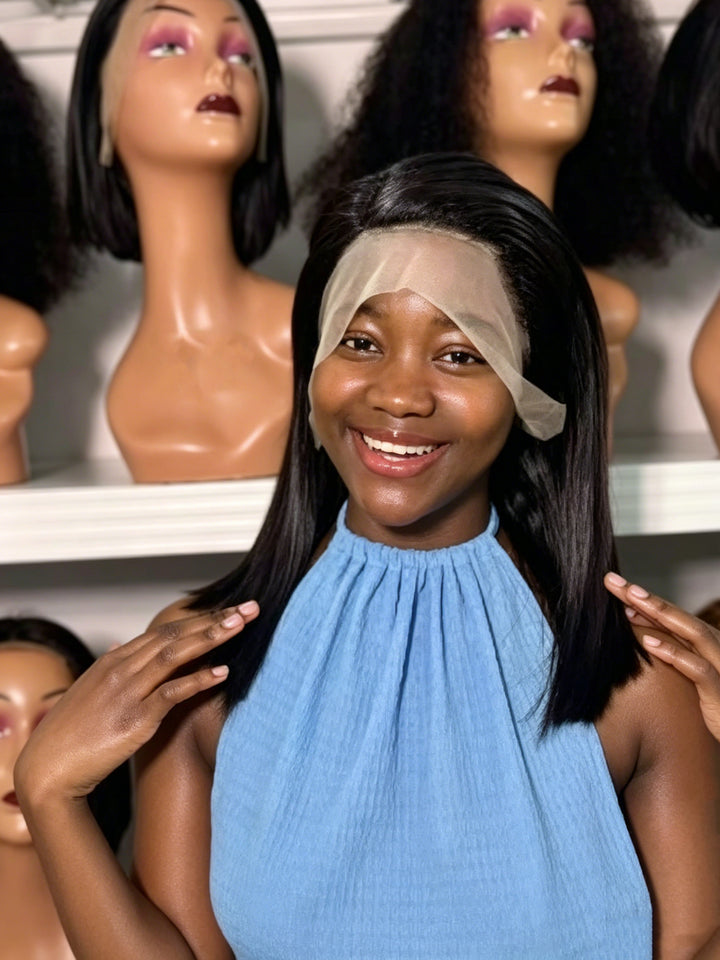 13x4 Bob Straight Lace Front Wig 