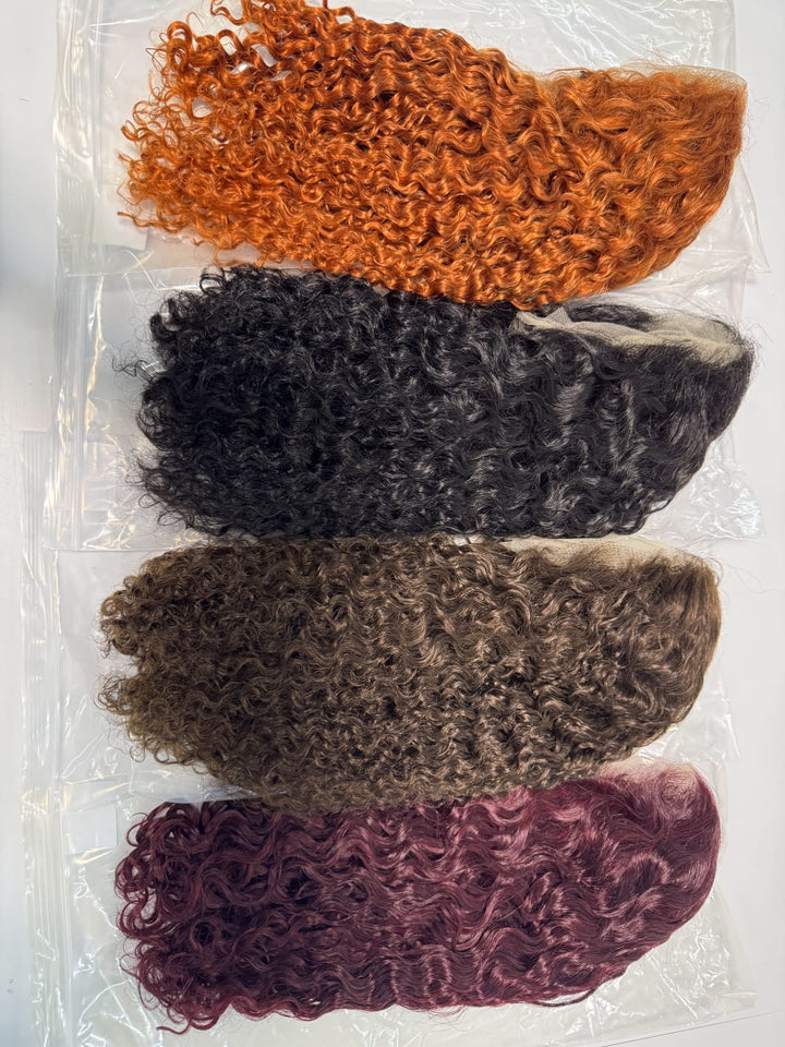Ocean Hair Special Jerry Curl Lace Front Wig 13x4 Double Drawn 16 Inch
