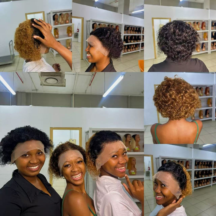 13x4 Water Curl Wig 