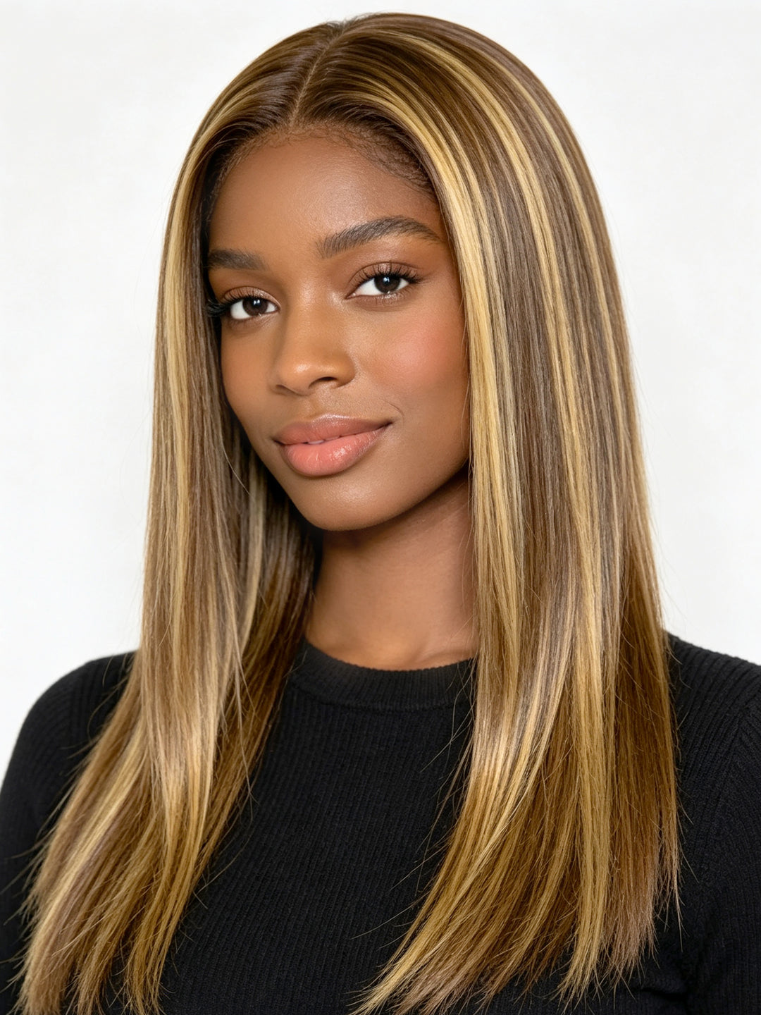 Ocean Hair Straight 13x4 Lace Front DD Black Brown 99J Piano Chocolate