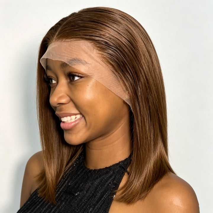 ON SALE | 13x4 Bob Double Drawn Straight Human Hair Wig 
