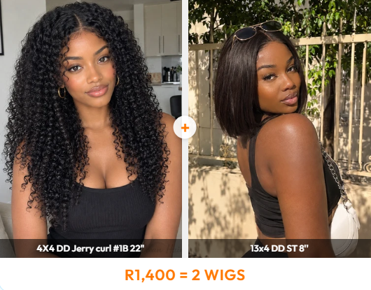 Special | Ocean Hair Jerry Curl 4x4 Glueless Wig 1B Natural Black Color