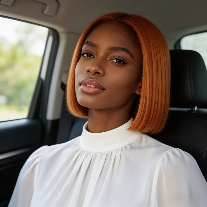 13x4 Bob Straight Lace Front Human Hair Wig 