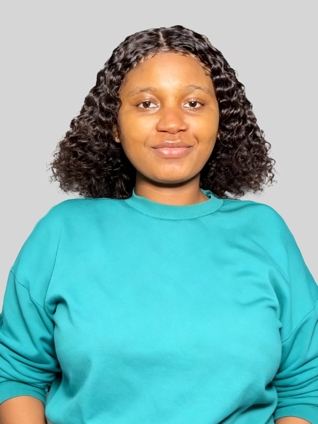 Ocean Hair Glueless Water Wave Bob Jerry Curl Bob 4x4 Double Drawn Wig