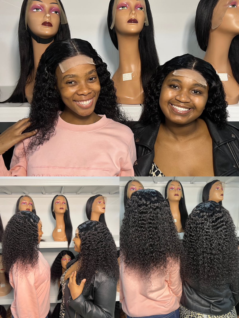 Special | Ocean Hair Jerry Curl 4x4 Glueless Wig 1B Natural Black Color
