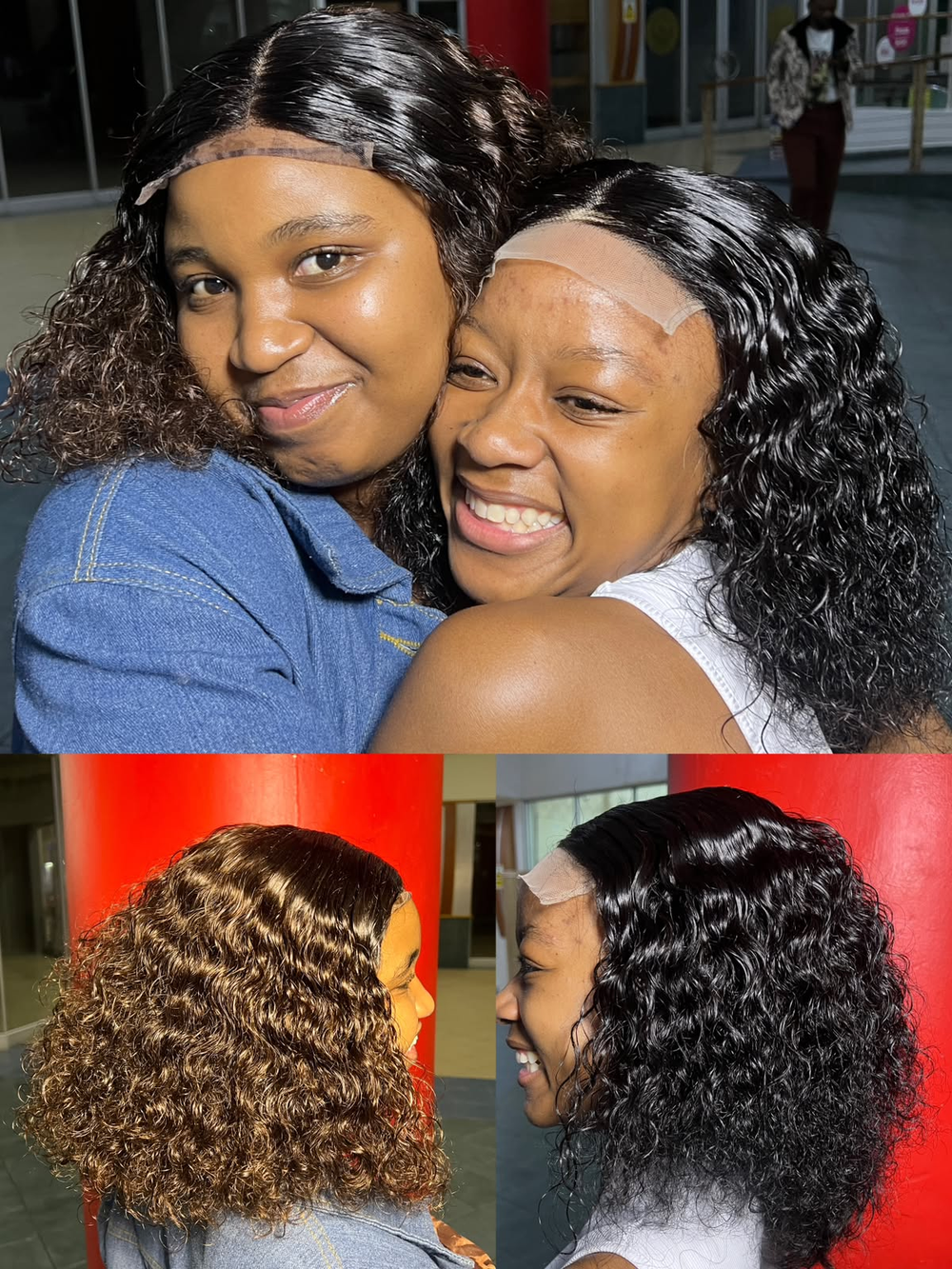 Ocean Hair Brazilian Curl 4x4 Glueless SDD Wig Natural Black 14 Inch