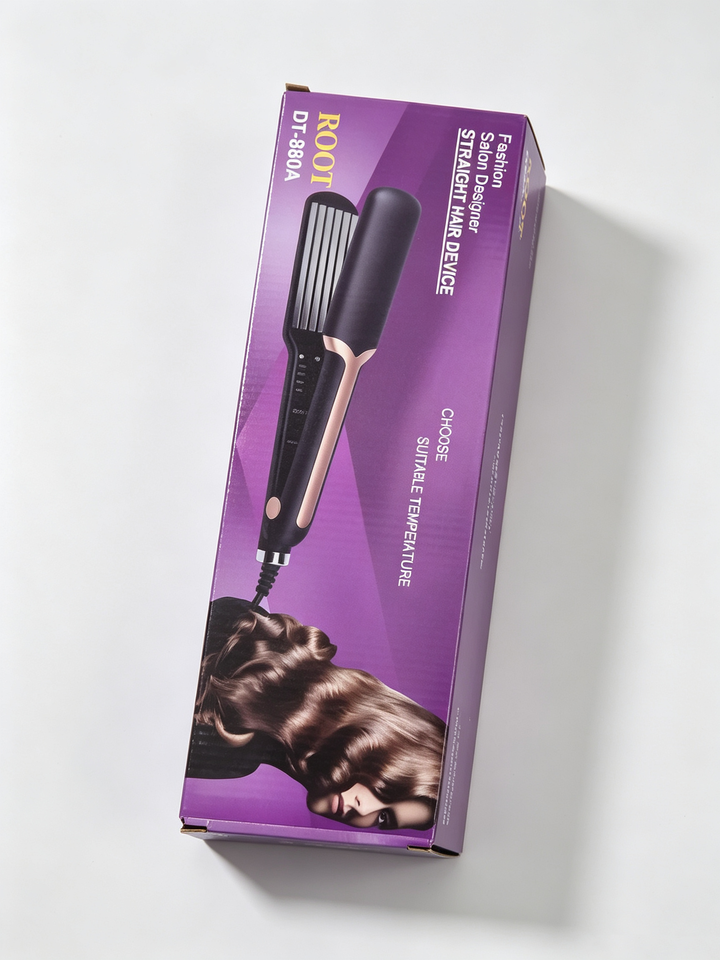 ROOT DT-880A Professional Wide Plate Hair Straightener Adjustable Temp Flat Iron