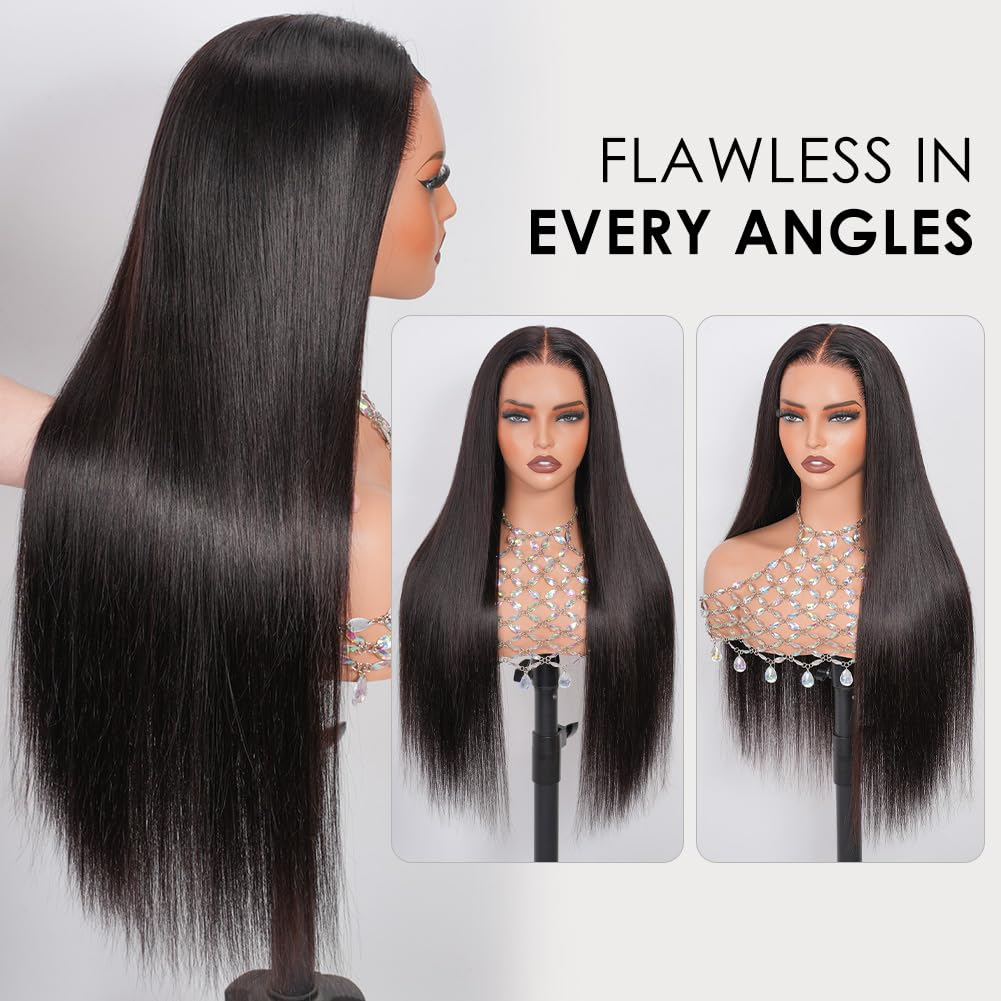 Ocean Hair 13x4 SDD Vietnamese Straight Lace Front Wig Black 18-22 Inch