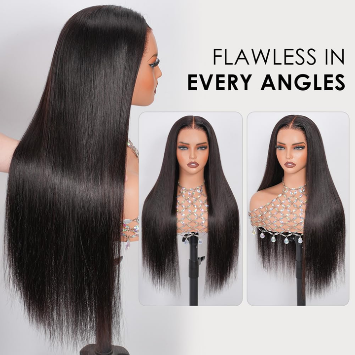 Ocean Hair 13x4 SDD Vietnamese Straight Lace Front Wig Black 18-22 Inch