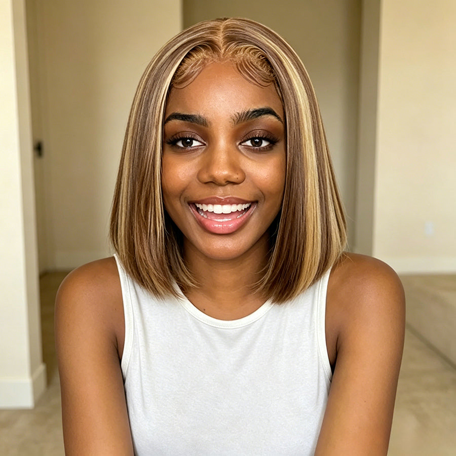 Ocean Hair 6x2 SDD Straight Glueless Wig Piano 