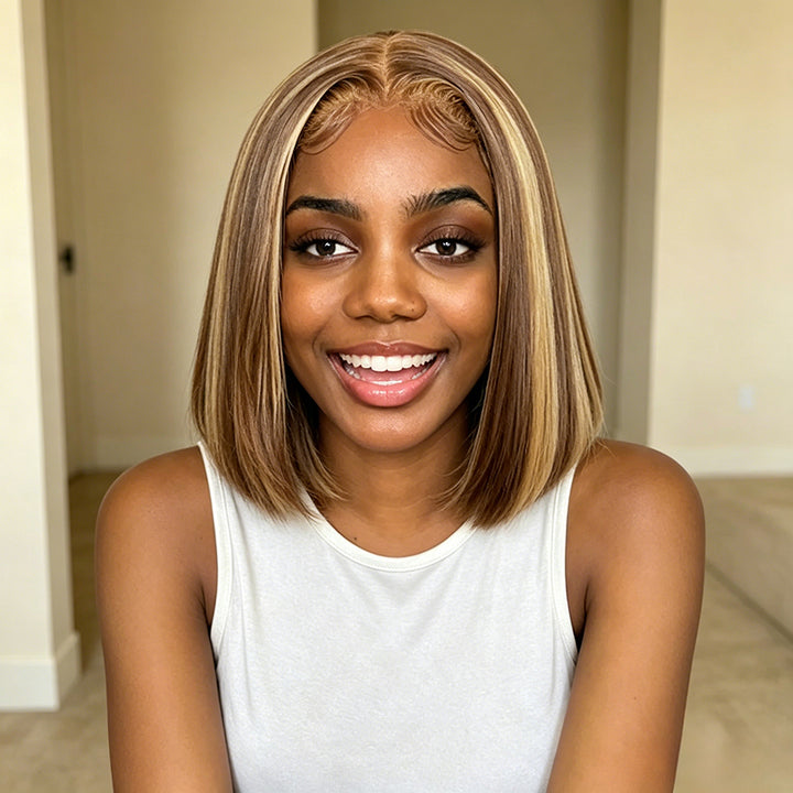 Ocean Hair 6x2 SDD Straight Glueless Wig Piano 