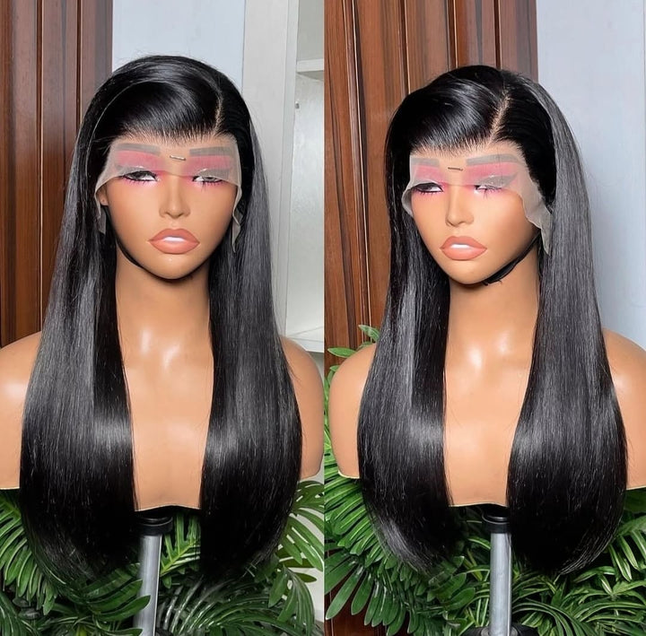 Ocean Hair Donor Vietnamese Hair SDD 13x4 Lace Straight Black Wig