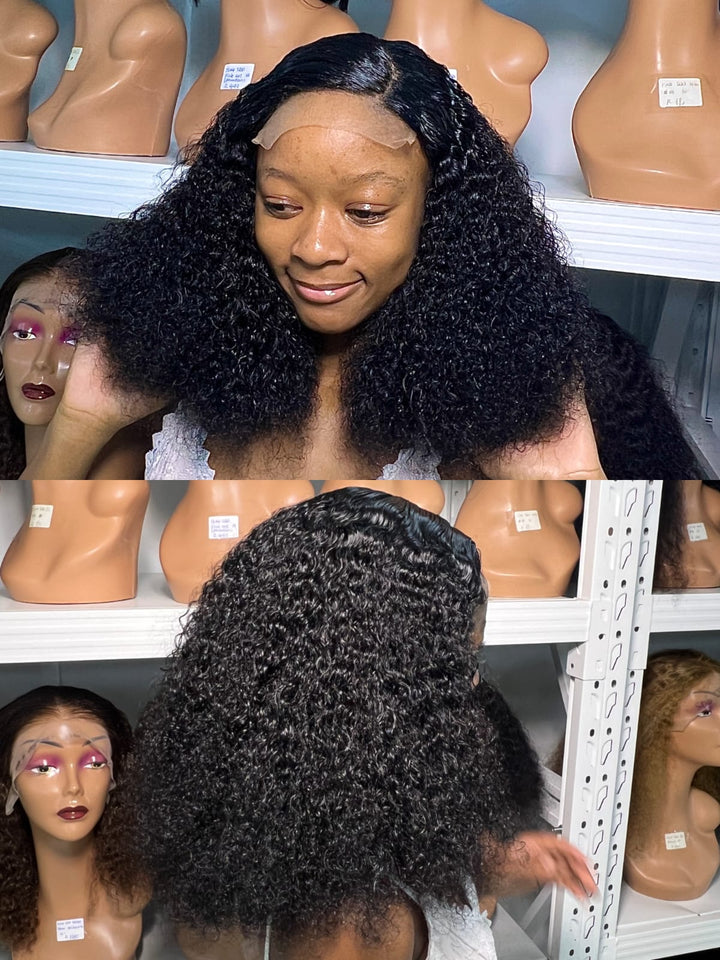 Ocean Hair C-Part Pixie Curl Wig 13x4 5x5 Glueless SDD 20 Inch