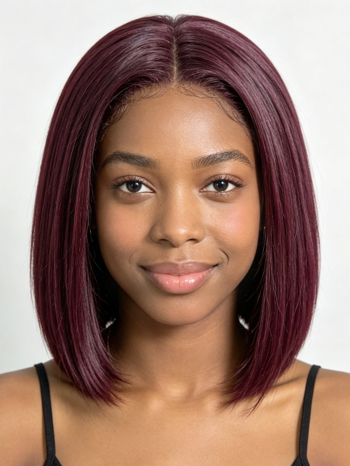 Ocean Hair Special Straight Lace Front 13x4 Black Brown 99J Piano Wig