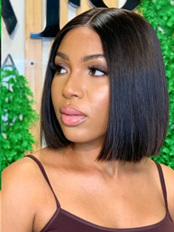 Ocean Hair Special Beginner Friendly Straight T-Part Lace Wig 10 Inch