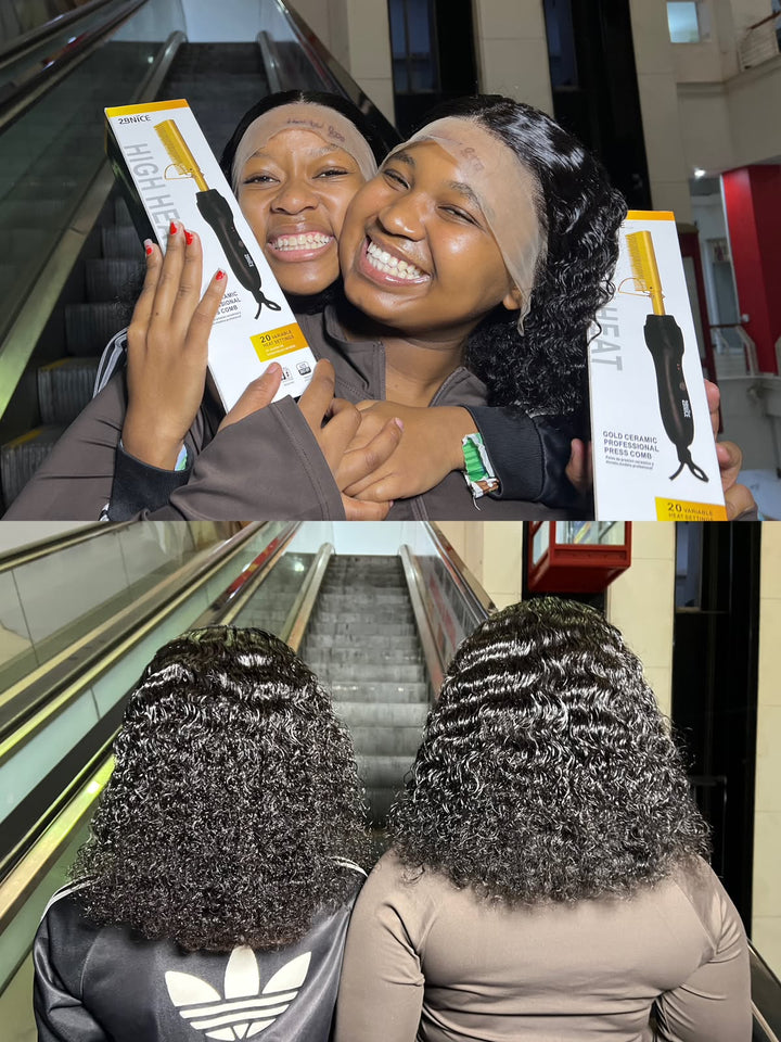 September Special Ocean Hair 13x4 Water Wave Wig 14 Inch
