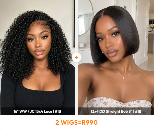 Ocean Hair Special Straight Lace Front 13x4 Black Brown 99J Piano Wig