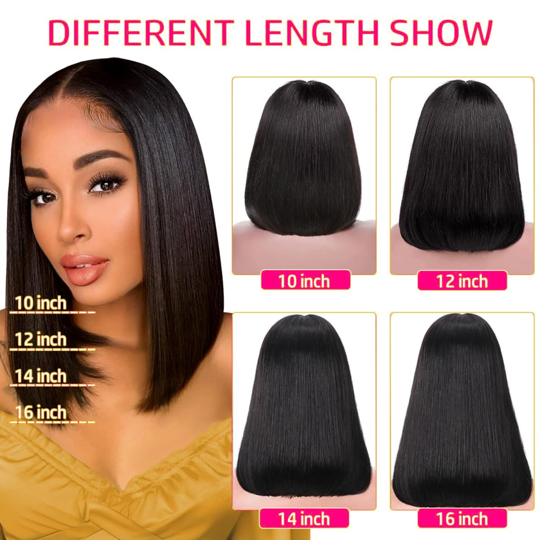 13x4/4x4 Straight Human Hair Wig 