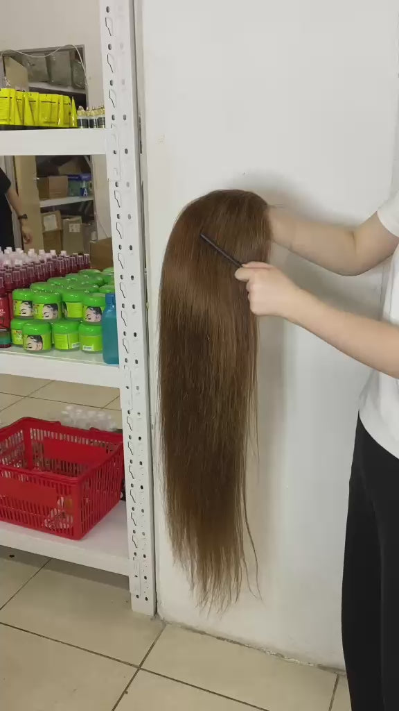 Ocean Hair Brown Straight 13x4 Lace Front Wig 18 to 28 Inch