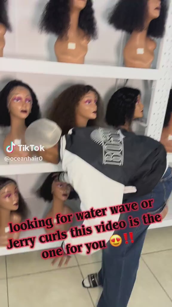 Ocean Hair Special Wear Go Water Wave Jerry Curl Wig 5x5 SDD Vietnam Hair