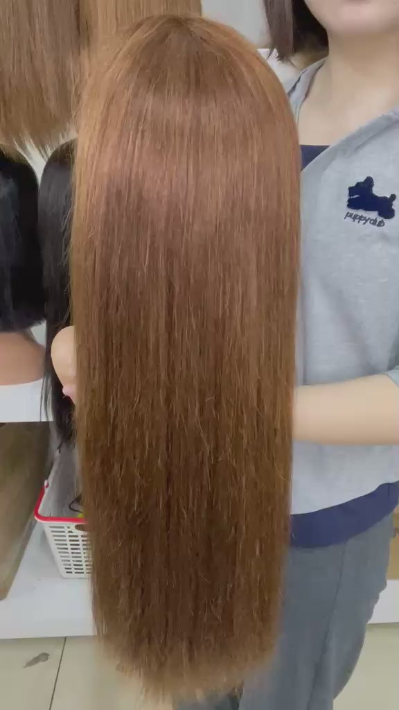 Ocean Hair Donor SDD Hair Bone  Straight 13x4 Lace Front Wig 24 Inch