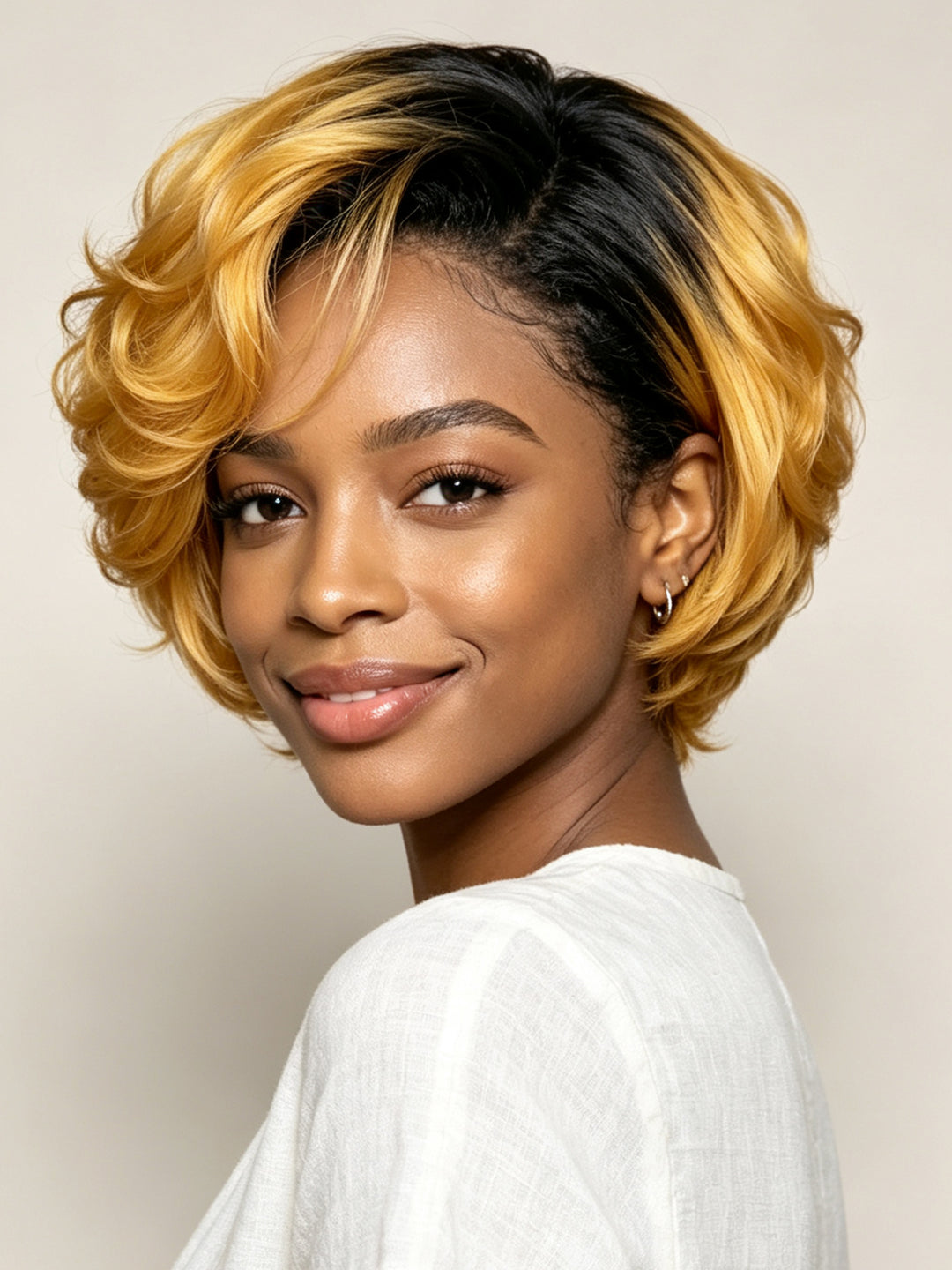 Ocean Hair Pixie Cut 13x4 Lace Front Wig Straight Short Human Hair Wig