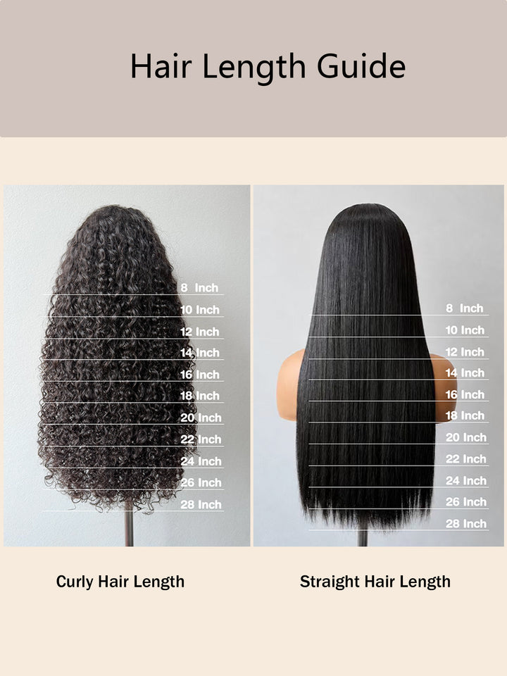 Ocean Hair 13x4 Straight Lace Front Wig Black Color Long Hair Wig 18-32 Inch